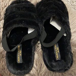 NWT soft comfy furr slippers